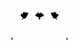 animated gif of rorschach inkblots